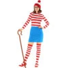 Costume Da Esploratrice A Strisce Da Donna -Angels Face Negozio where s wally womens costume 1