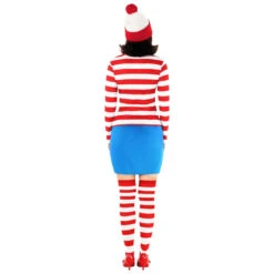 Costume Da Esploratrice A Strisce Da Donna -Angels Face Negozio where s wally womens costume 5