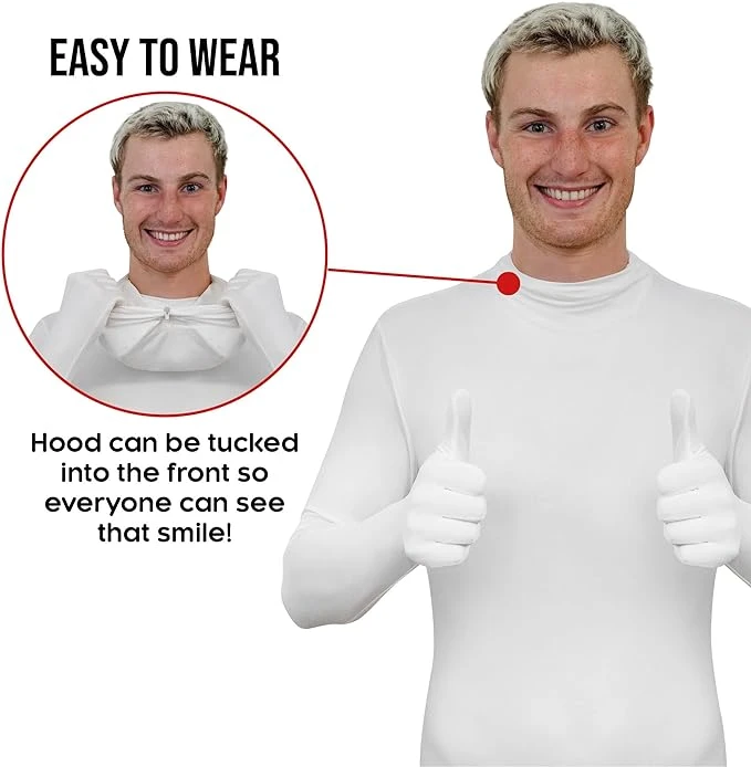 Morphsuit Bianca Adulto 5 Morphsuit Bianca Adulto - immagine 3