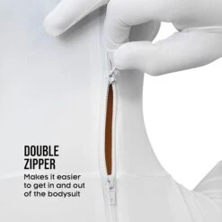 Morphsuit Bianca Adulto 9 Morphsuit Bianca Adulto -Angels Face Negozio white morphsuit zipper