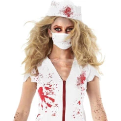 Women's Zombie Horror Nurse Costume 11 Women's Zombie Horror Nurse Costume -Angels Face Negozio women s zombie nurse costume 5