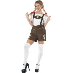 Womens Lederhosen Oktoberfest Costume -Angels Face Negozio womens lederhosen costume 2