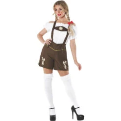 Womens Lederhosen Oktoberfest Costume -Angels Face Negozio womens lederhosen costume 3