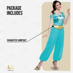 Costume Jasmine Classico Adulti -Angels Face Negozio womens princess jasmine disney costume 2