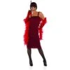 Womens Red Flapper Girl Costume -Angels Face Negozio womens red flapper girl 20s costume dress 1