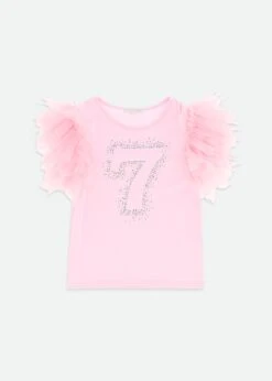 7th Birthday Top Fairy Pink