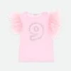 9th Birthday Top Fairy Pink 1 9th Birthday Top Fairy Pink -Angels Face Negozio 9 BirthdayTop Pink Front