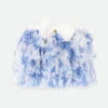 Abbie Blue Flower Skirt Snowdrop -Angels Face Negozio Abbie Skirt Blueflower Front