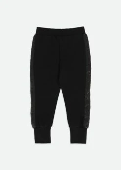 Adalene Jacquard Stripe Jogger Black -Angels Face Negozio Adalene Jogger Black Back