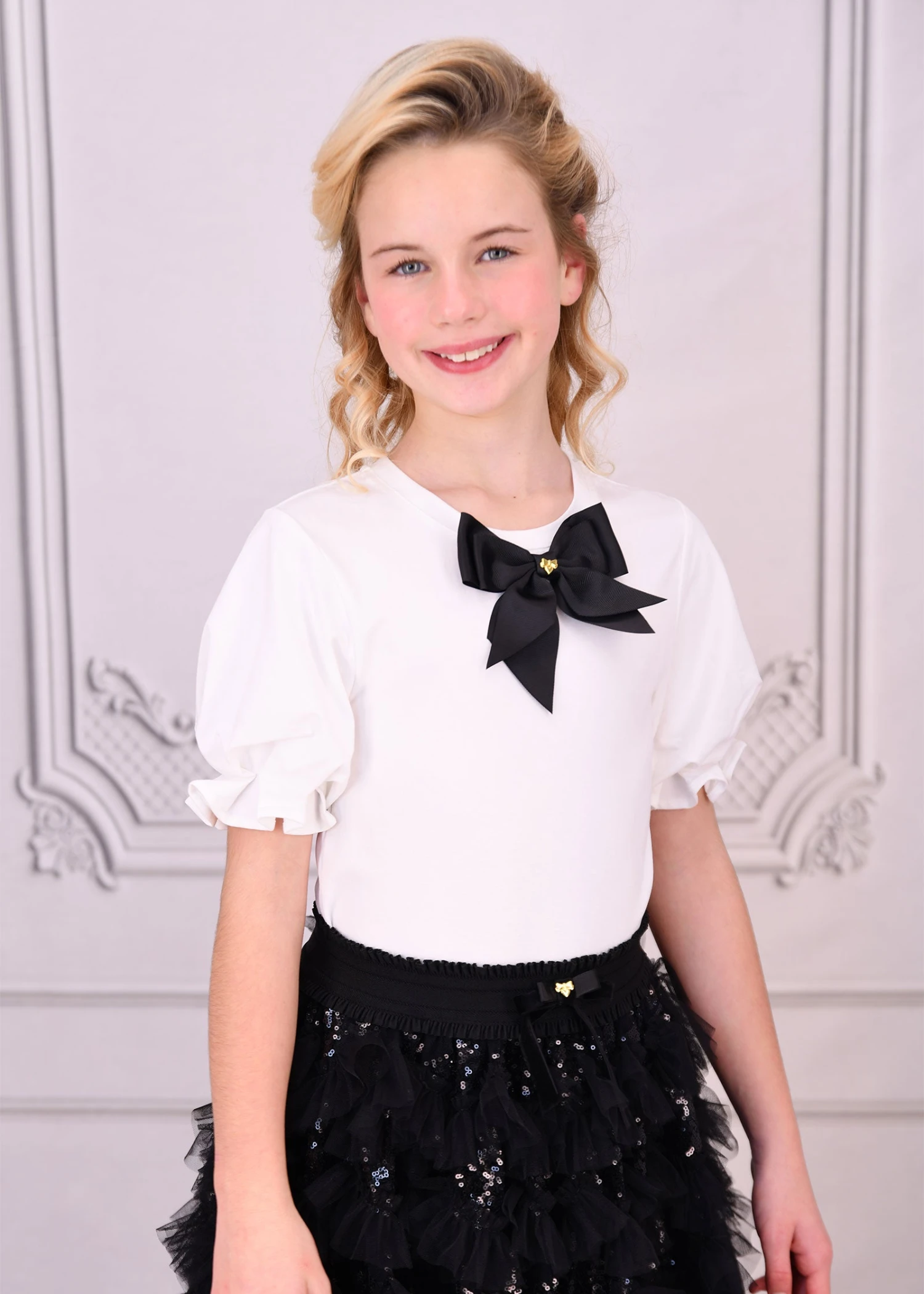 Aira Pleated Sleeve Top Snowdrop 5 Aira Pleated Sleeve Top Snowdrop - immagine 3