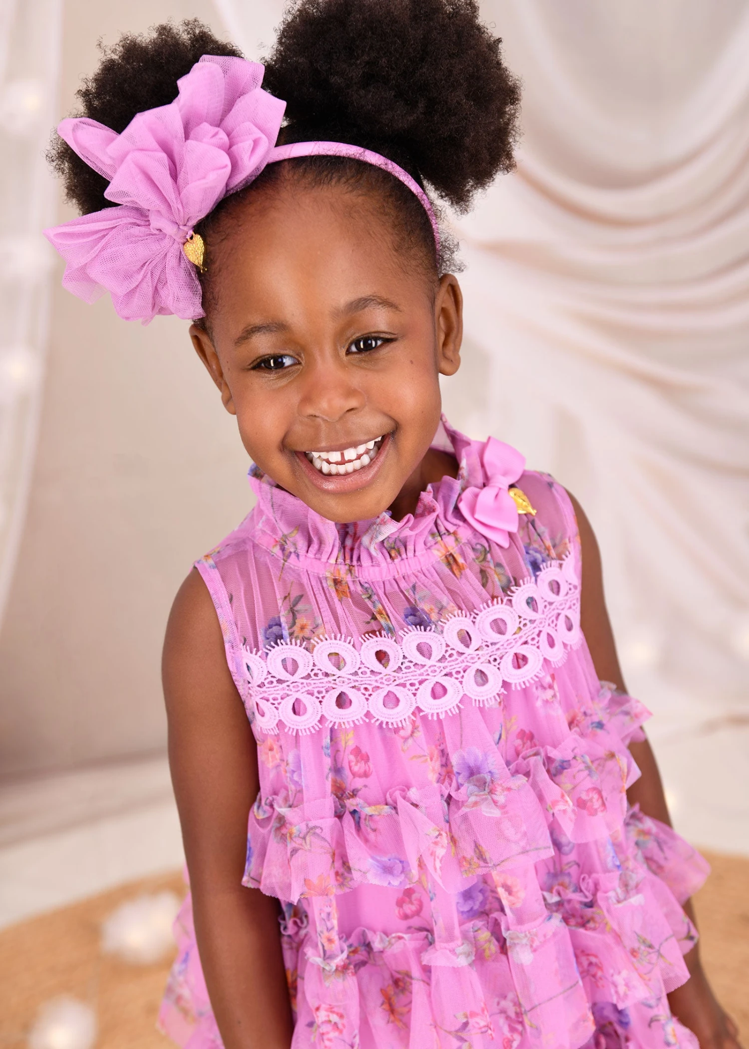 Alberta Trail Flower Dress Orchid Lilac 5 Alberta Trail Flower Dress Orchid Lilac - immagine 3