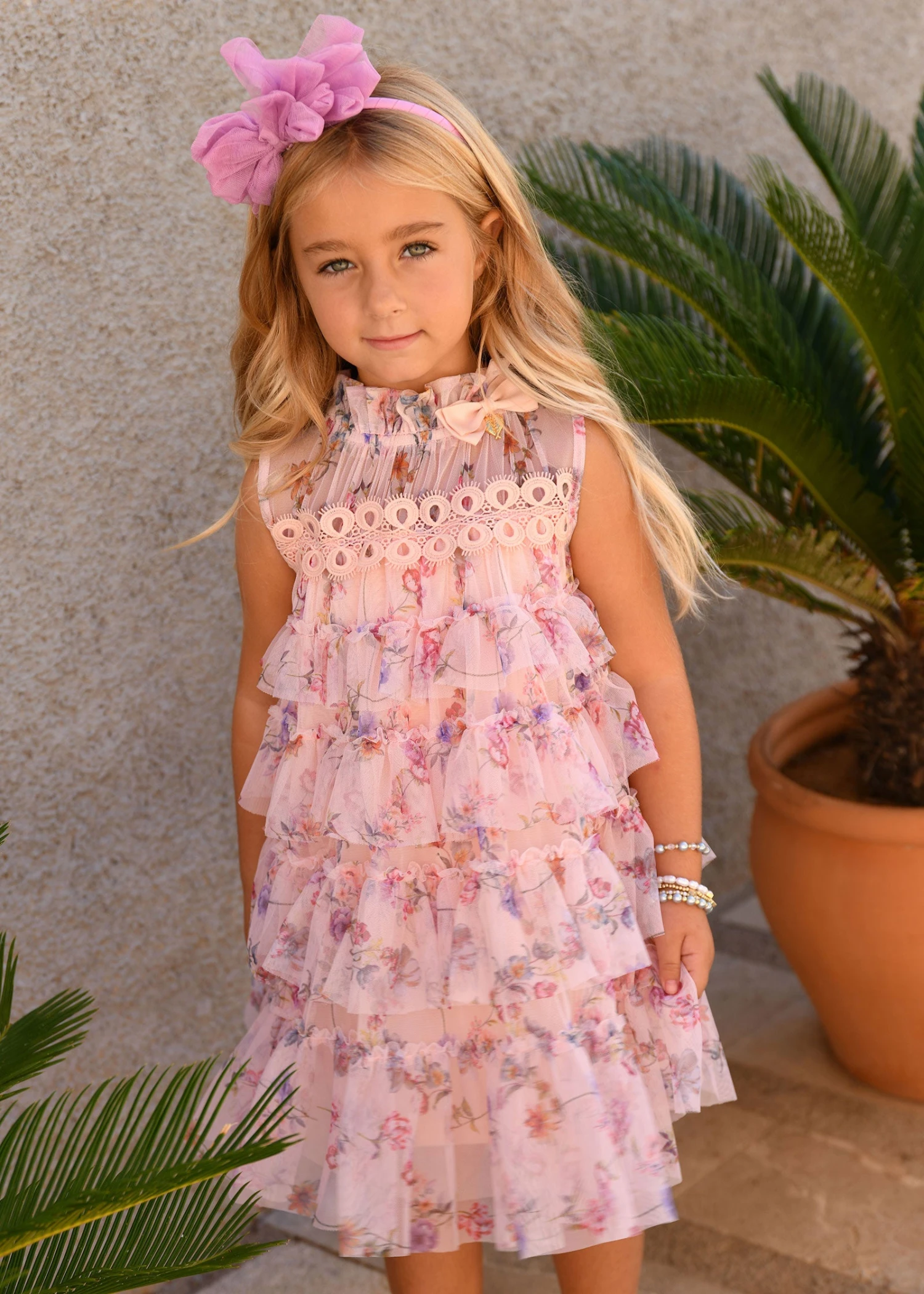 Alberta Trail Flower Dress Peach 4 Alberta Trail Flower Dress Peach - immagine 2