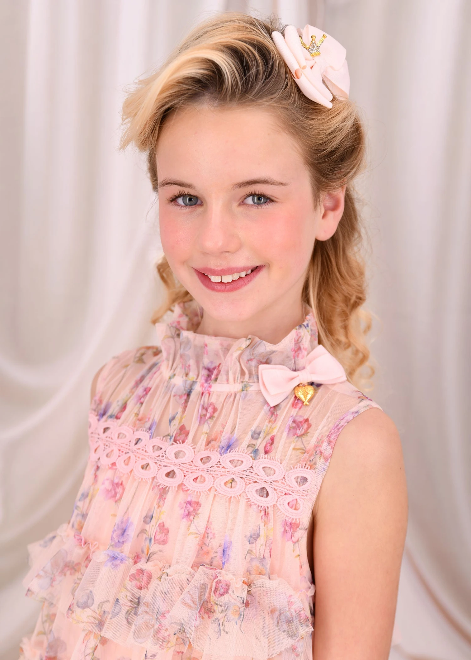 Alberta Trail Flower Dress Peach 7 Alberta Trail Flower Dress Peach - immagine 5