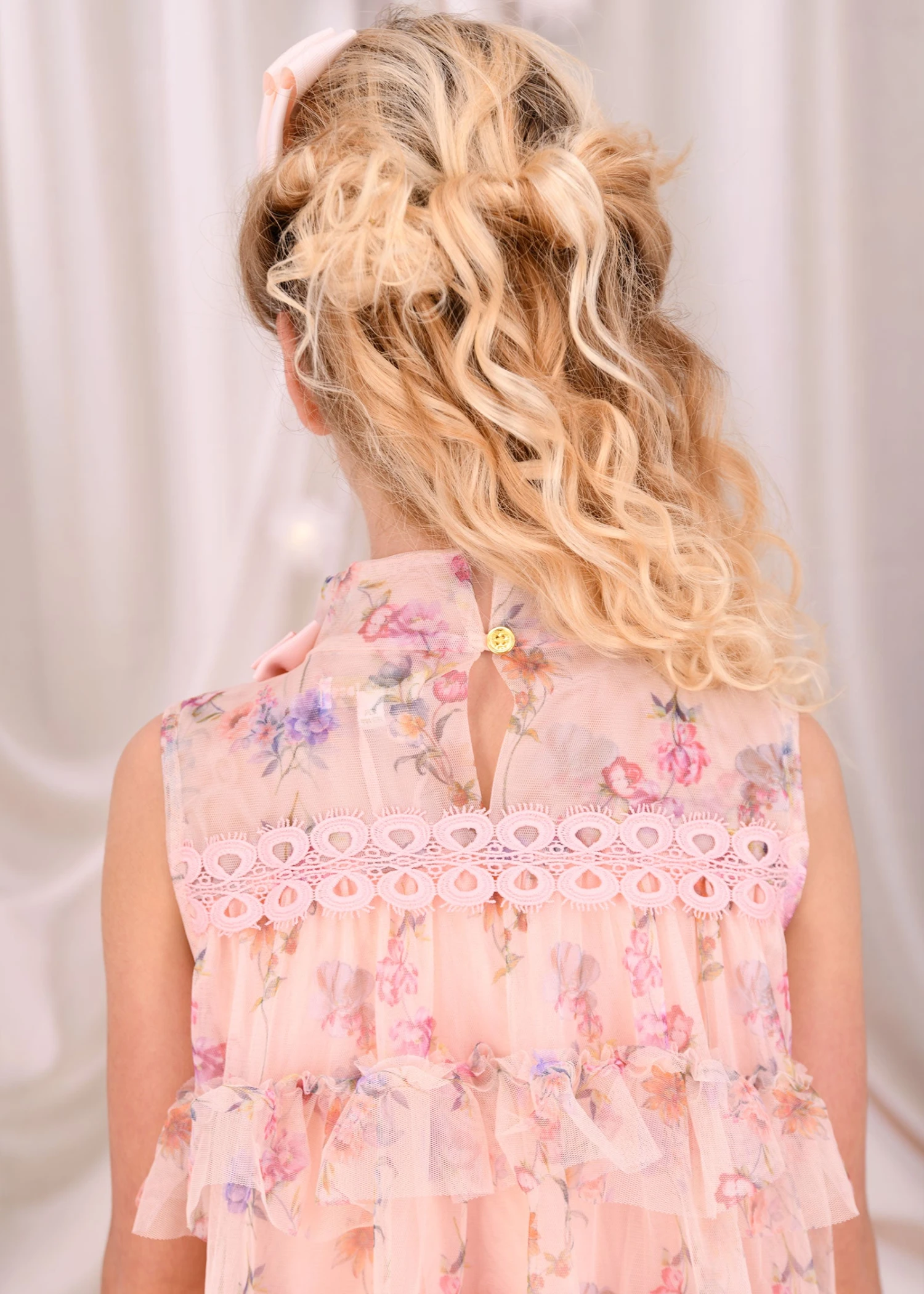 Alberta Trail Flower Dress Peach 8 Alberta Trail Flower Dress Peach - immagine 6