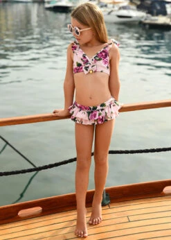 Algarve Bikini Roses Pink 9 Algarve Bikini Roses Pink -Angels Face Negozio Algarve Bikini Pink Roses Campaign 1