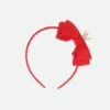 Crown Headband Red -Angels Face Negozio Aliceband Red Front