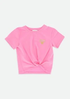 Amelia Wings Printed Tee Begonia Pink