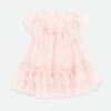 Andie Spotted Tulle Baby Dress Pale Pink -Angels Face Negozio Andie BabyDress Pink Front