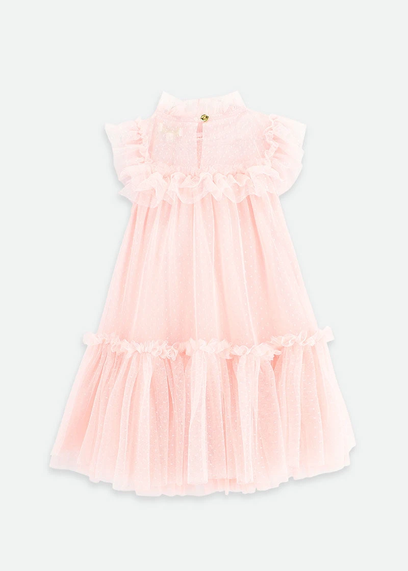Andrea Spotted Tulle Dress Pale Pink 8 Andrea Spotted Tulle Dress Pale Pink - immagine 6