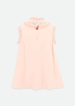 Aphrodite Pearl Collar Dress Peach 13 Aphrodite Pearl Collar Dress Peach -Angels Face Negozio Aphrodite Dress Peach Back