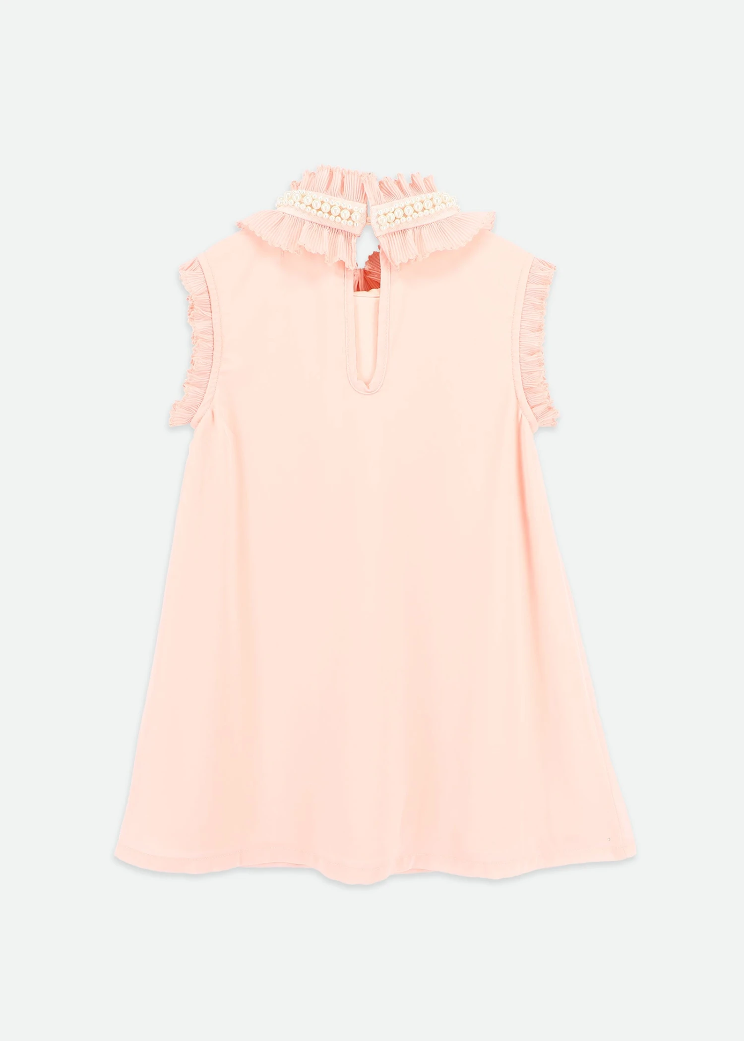 Aphrodite Pearl Collar Dress Peach 8 Aphrodite Pearl Collar Dress Peach - immagine 6