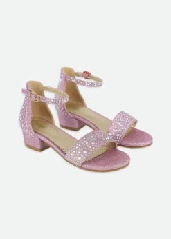 Athena Crystal Sandal Pink