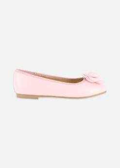 Avril Rose Ballet Pumps Fairy Pink 9 Avril Rose Ballet Pumps Fairy Pink -Angels Face Negozio Avril Pump Pink Side