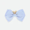 Crown Big Bow Pale Blue