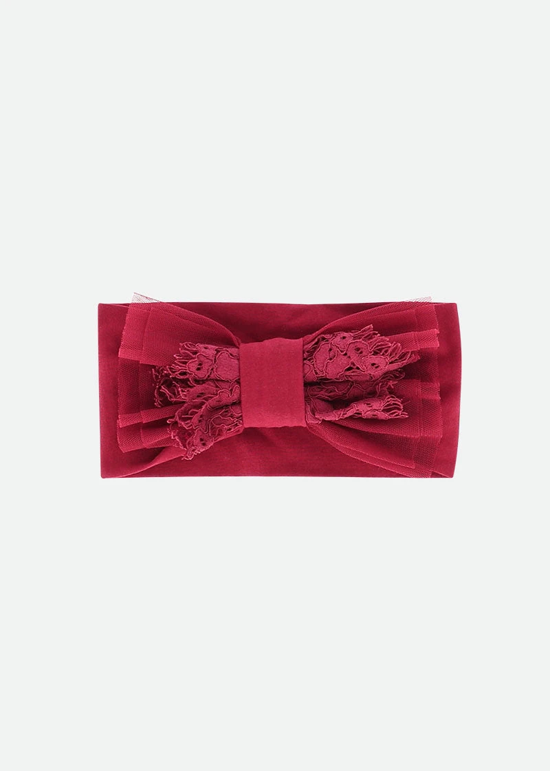 Bailey Baby Headband Tibetan Red 3 Bailey Baby Headband Tibetan Red