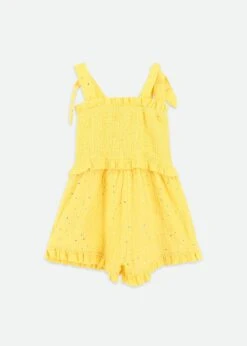 Bali Sparkle Playsuit Dandelion -Angels Face Negozio Bali Playsuit Yellow Back