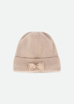 Bianca Ribbed Beanie Hat Sand