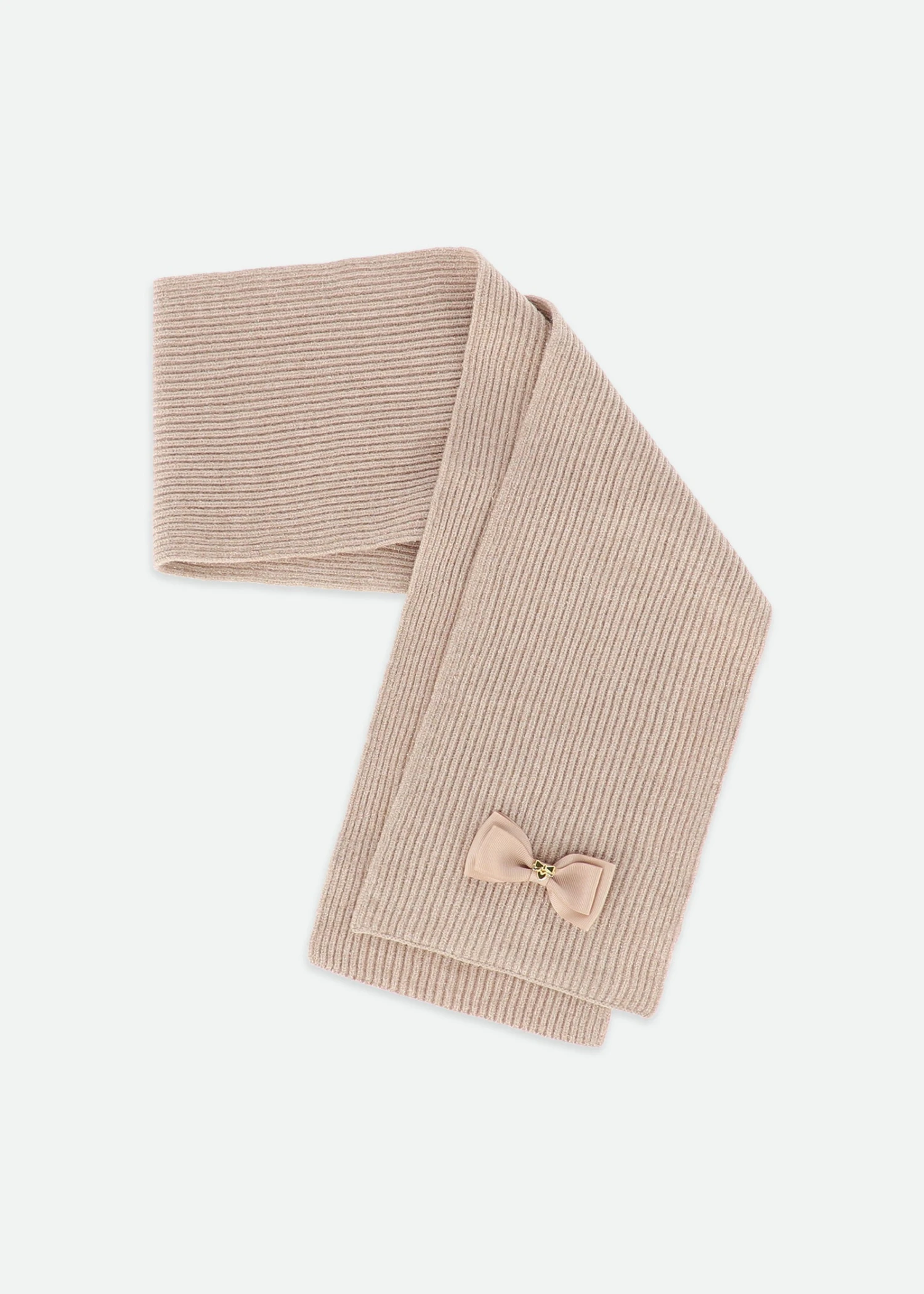 Bianca Ribbed Scarf Sand 6 Bianca Ribbed Scarf Sand - immagine 4