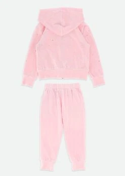 Bijou Crystal Tracksuit Pale Pink 13 Bijou Crystal Tracksuit Pale Pink -Angels Face Negozio Bijou Trackuit Pink Back