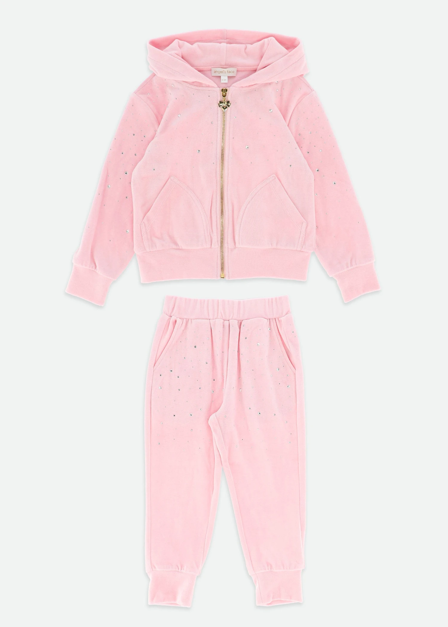 Bijou Crystal Tracksuit Pale Pink 3 Bijou Crystal Tracksuit Pale Pink