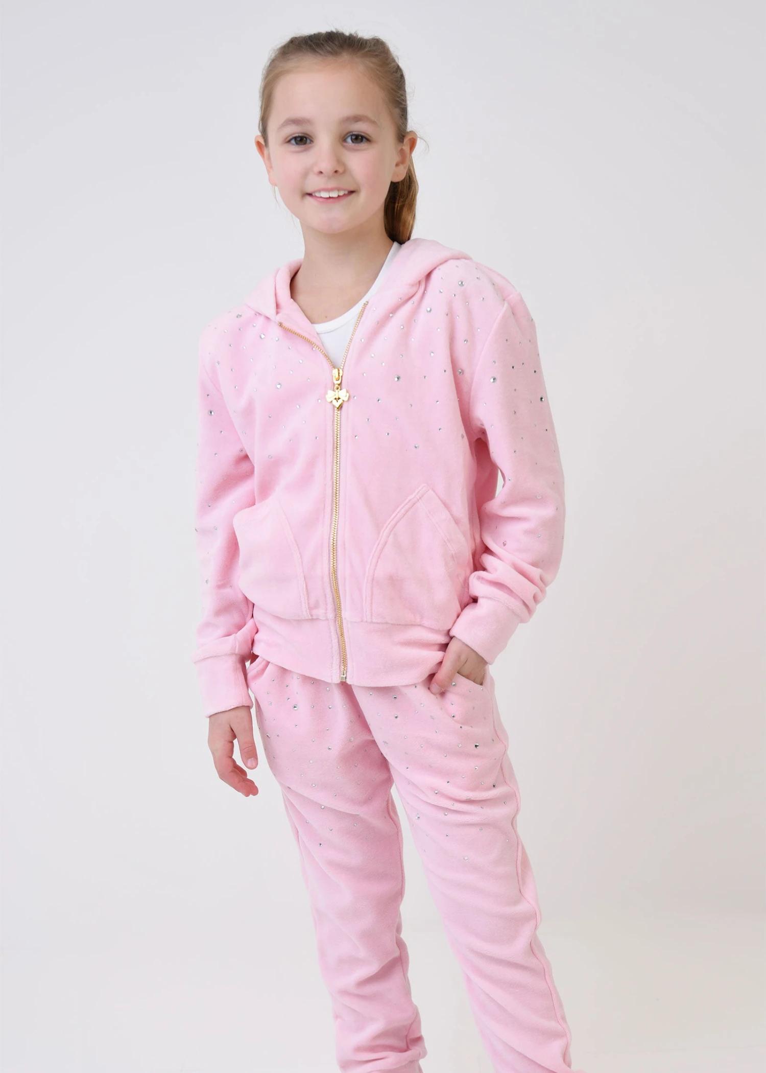 Bijou Crystal Tracksuit Pale Pink 4 Bijou Crystal Tracksuit Pale Pink - immagine 2