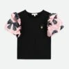 Blake Bow Print Top Black -Angels Face Negozio Blake Top Black Front
