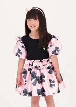 Blake Bow Print Top Black -Angels Face Negozio Blake Top Black Lifestyle 2