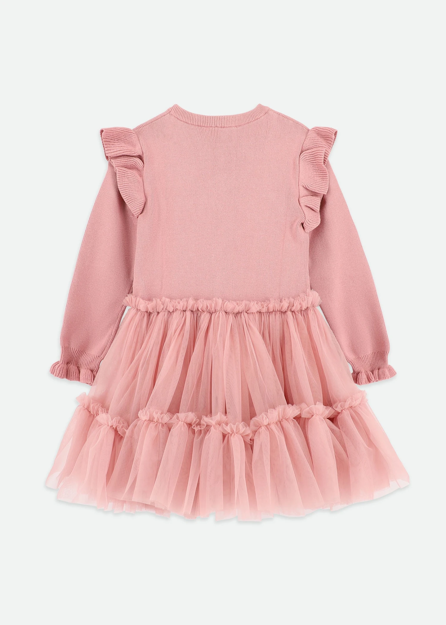 Bliss Knitted And Tulle Dress Tea Rose 10 Bliss Knitted And Tulle Dress Tea Rose - immagine 8