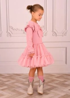 Bliss Knitted And Tulle Dress Tea Rose 12 Bliss Knitted And Tulle Dress Tea Rose -Angels Face Negozio Bliss Dress Tea Rose Lifestyle 2