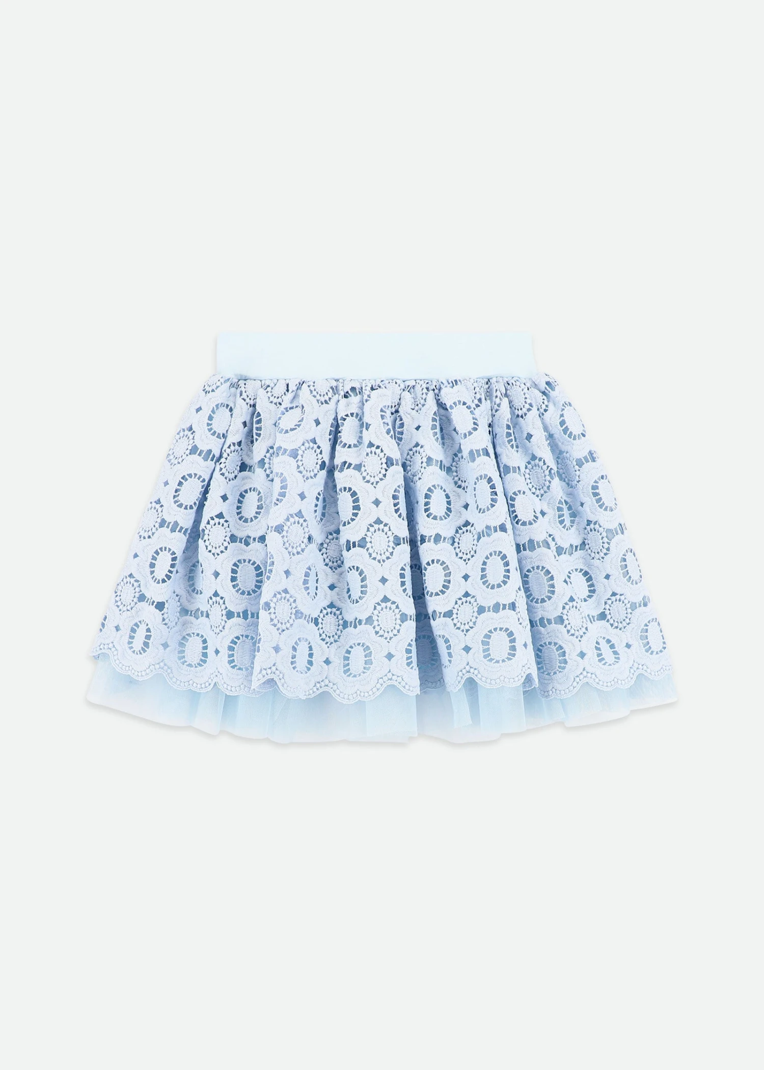 Blossom Lace Skirt Pale Blue 6 Blossom Lace Skirt Pale Blue - immagine 4