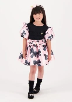 Blythe Bow Print Skirt Black -Angels Face Negozio Blythe Skirt Fairy Pink Lifestyle