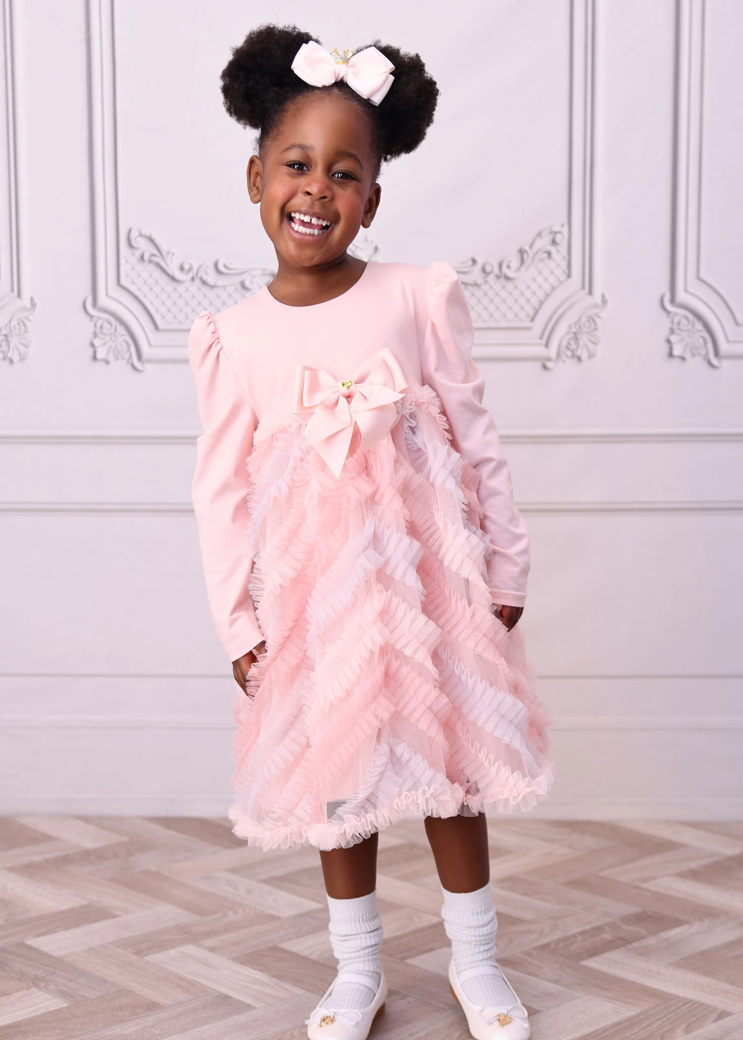 Callula L/S Dress Blush Pink 4 Callula L/S Dress Blush Pink - immagine 2