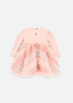 Callula L/S Baby Dress Blush Pink 9 Callula L/S Baby Dress Blush Pink -Angels Face Negozio CalullaBaby Dress Blush Back