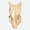 Carly Metallic Swimsuit Gold -Angels Face Negozio Carly Swimsuit Gold Front
