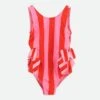 Carly Striped Swimsuit Pink/Red
