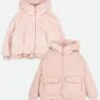 Cathleen Reversible Hooded Coat Pink -Angels Face Negozio Cathleen Coat Tearose Front