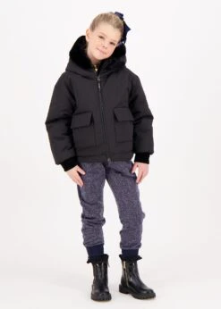 Cathleen Reversible Hooded Coat Black 10 Cathleen Reversible Hooded Coat Black -Angels Face Negozio Cathleen Coat Black Lifestyle