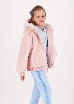 Cathleen Reversible Hooded Coat Pink 15 Cathleen Reversible Hooded Coat Pink -Angels Face Negozio Cathleen Coat Pink Lifestyle 3