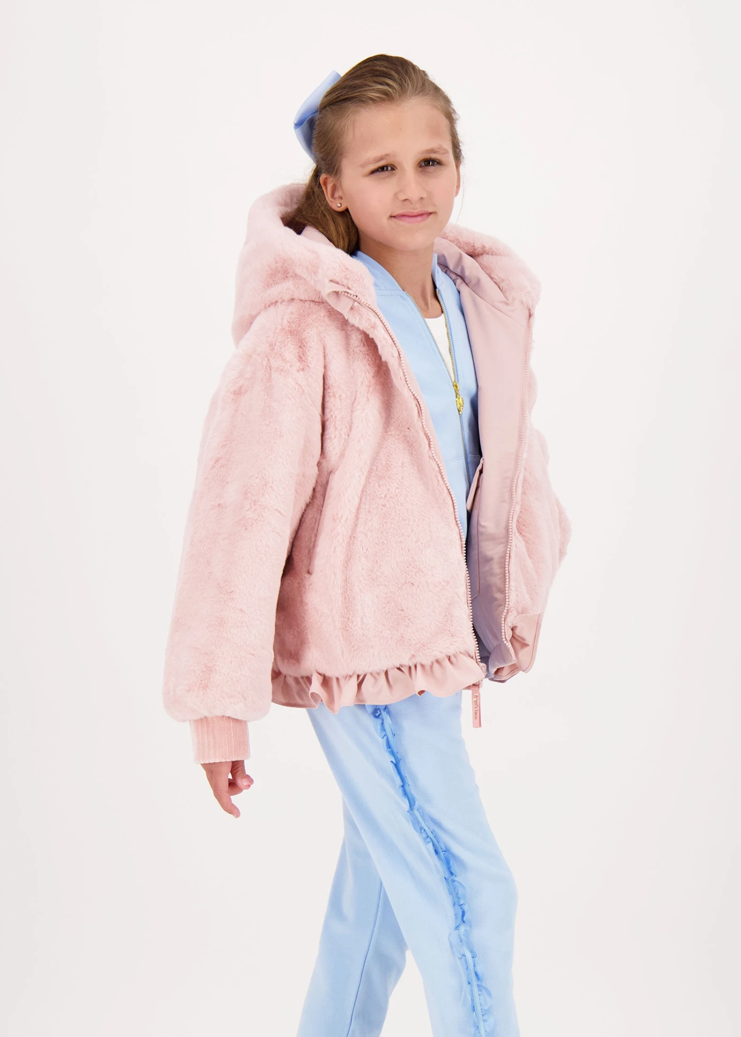 Cathleen Reversible Hooded Coat Pink 8 Cathleen Reversible Hooded Coat Pink - immagine 6