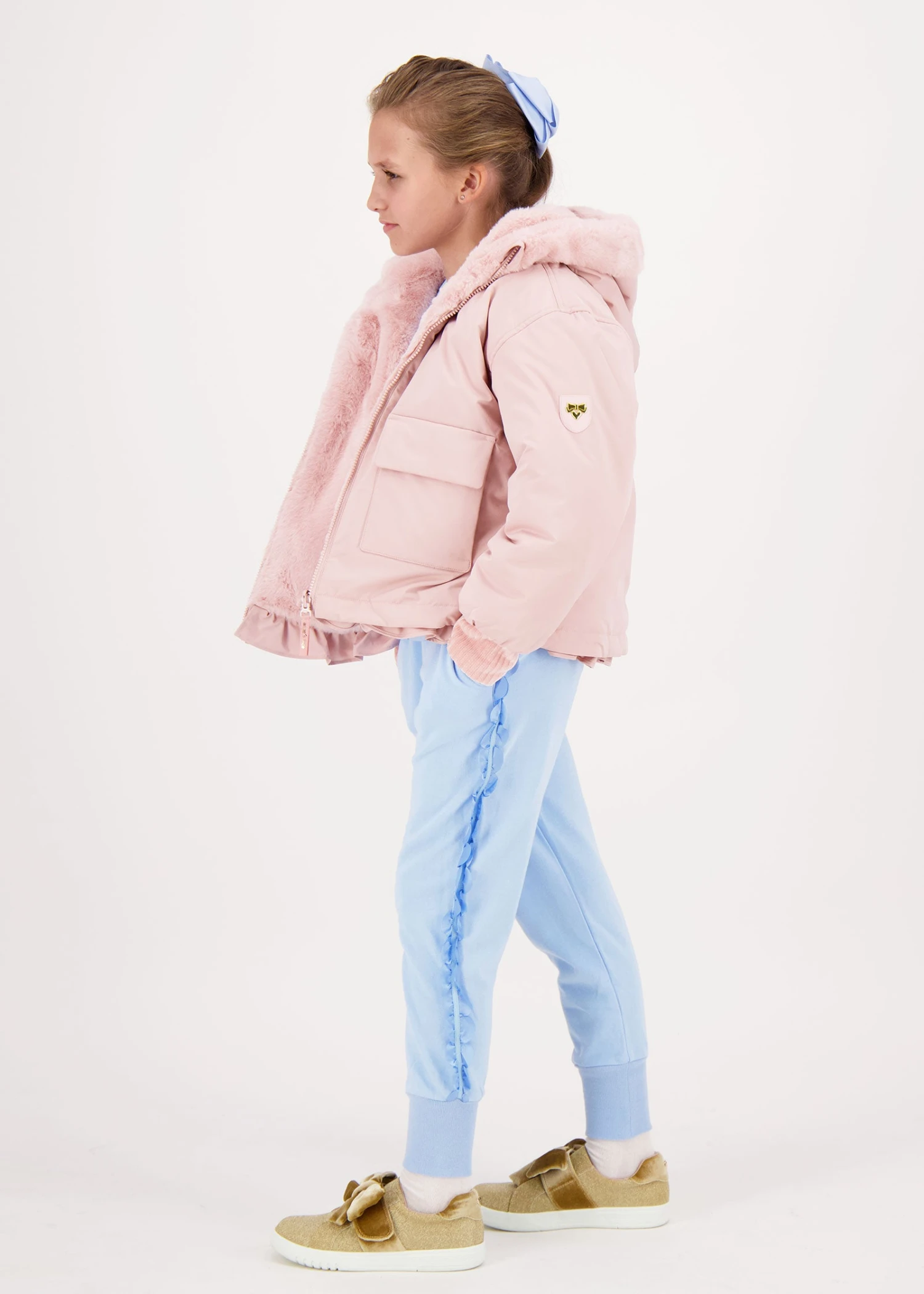 Cathleen Reversible Hooded Coat Pink 9 Cathleen Reversible Hooded Coat Pink - immagine 7